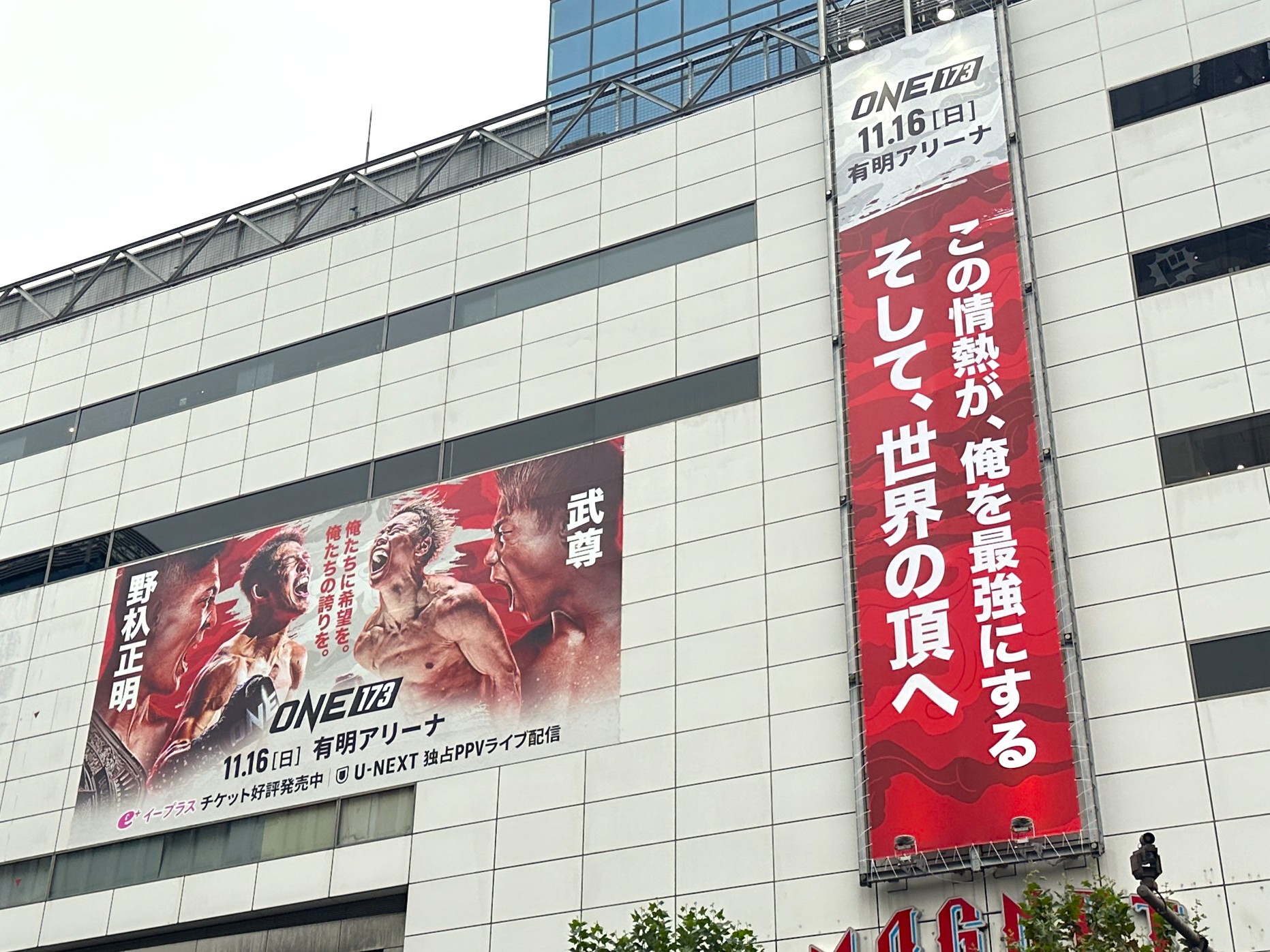 2025年10月 格闘技イベント告知<br />
＜Bプラン利用＞